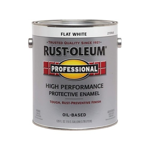 Rust-Oleum® 215968 1 Gallon Flat White Professional Paint